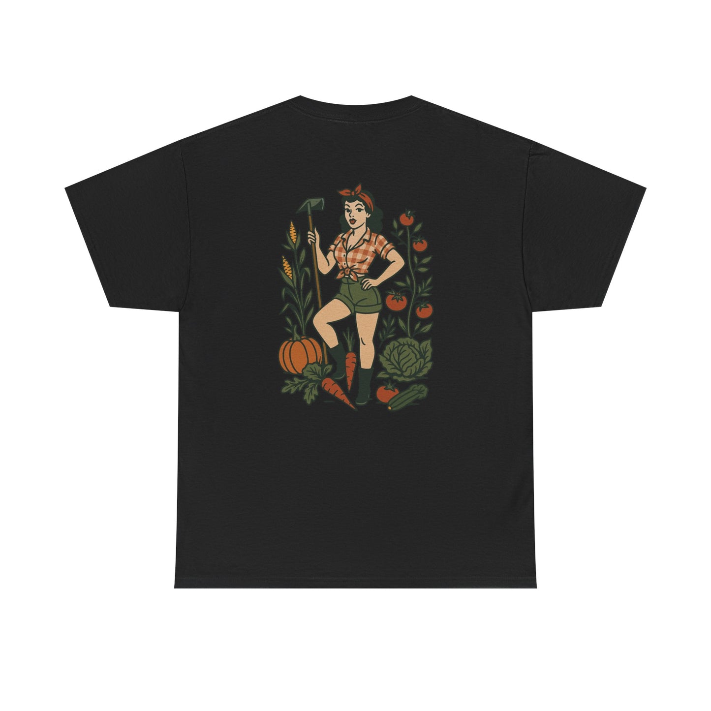 The Plant House 208 Pinup 2 Gardener Unisex Heavy Cotton Tee