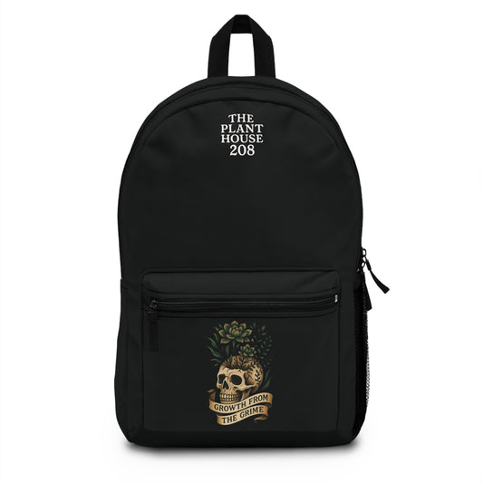 Growth from the Grime Backpack | Stylish Tote for Plant Lovers, Recovery Gifts, Garden Enthusiasts, Eco-Friendly Shopping