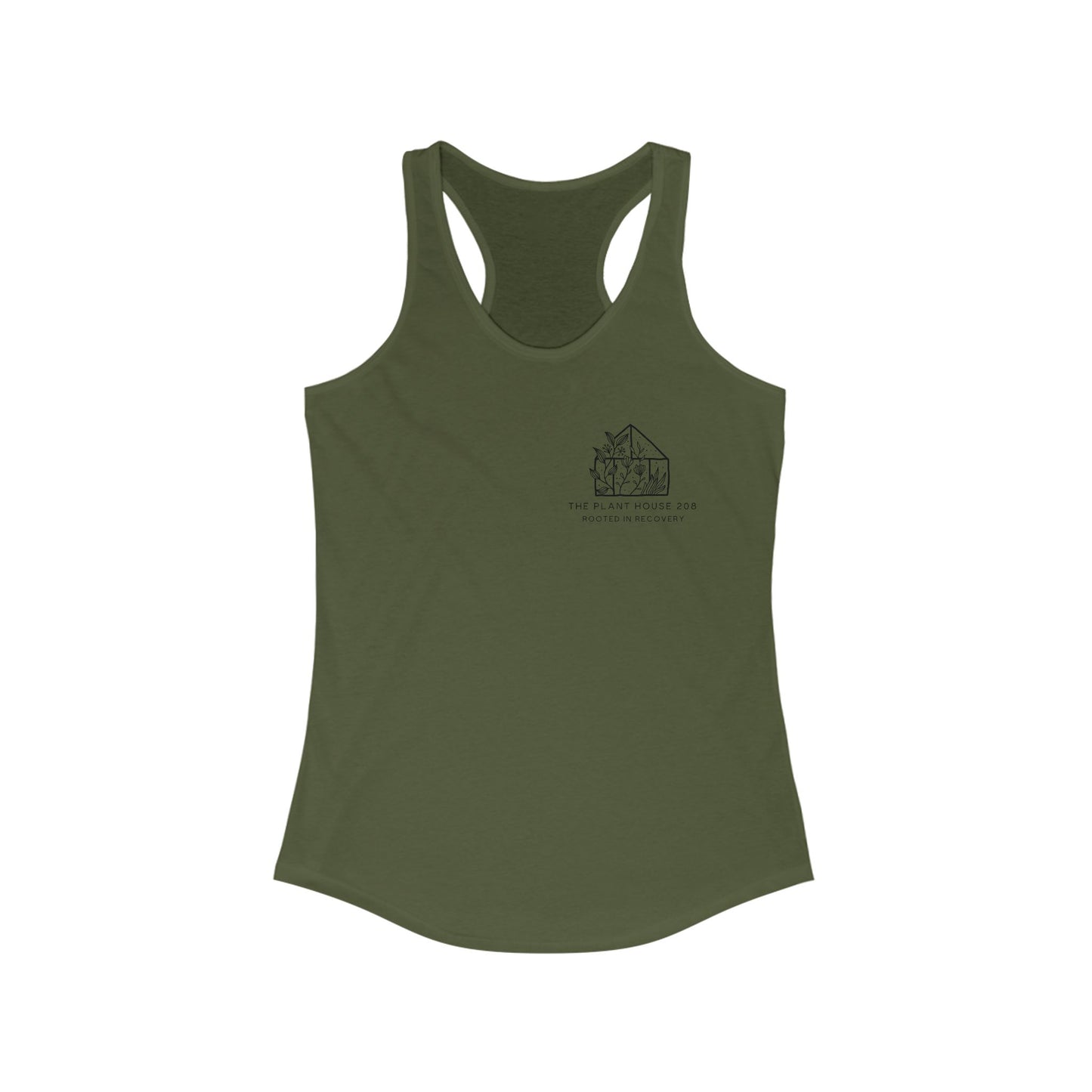 The Plant House 208 Logo Racerback Tank Top
