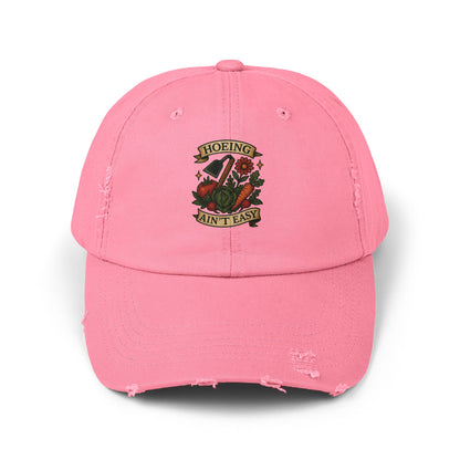 The Plant House 208   Hoeing Ain't Easy Distressed Cap