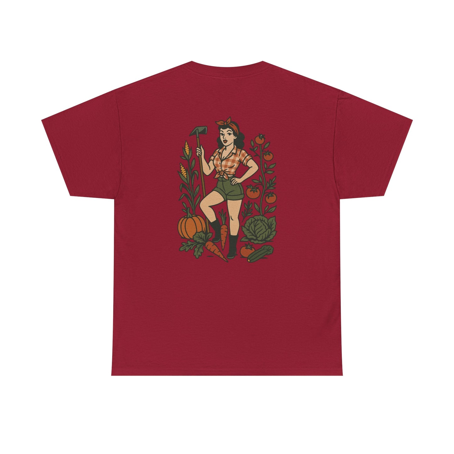 The Plant House 208 Pinup 2 Gardener Unisex Heavy Cotton Tee