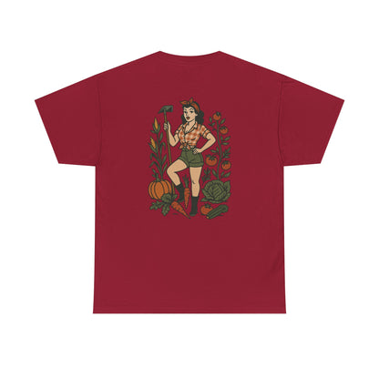The Plant House 208 Pinup 2 Gardener Unisex Heavy Cotton Tee