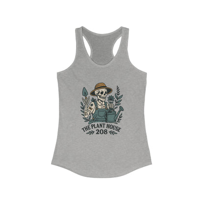 Gardener Racerback Tank Top, Women's Fitness Top, Wellness Apparel, Motivational Workout Tank, Recovery Awareness Clothing