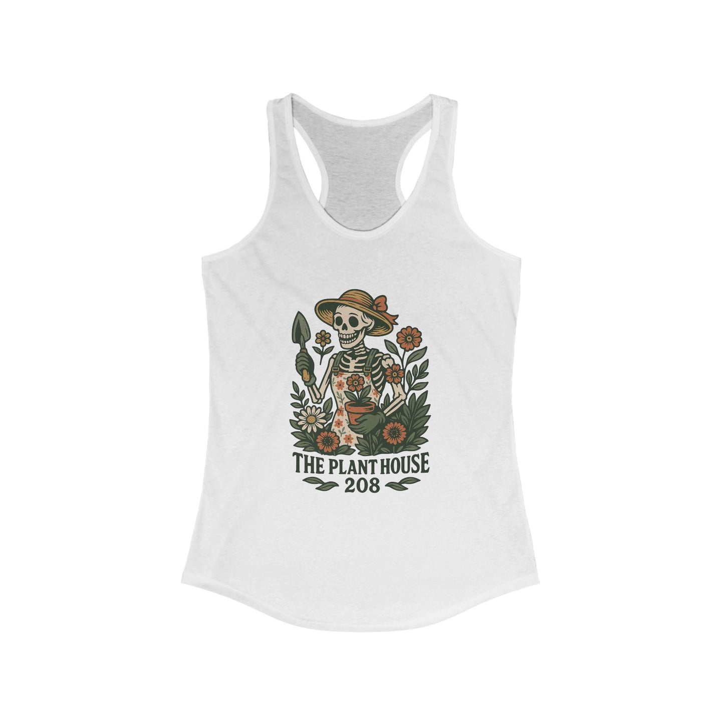 Gardener #2 Racerback Tank Top, Women's Fitness Top, Wellness Apparel, Motivational Workout Tank, Recovery Awareness Clothing