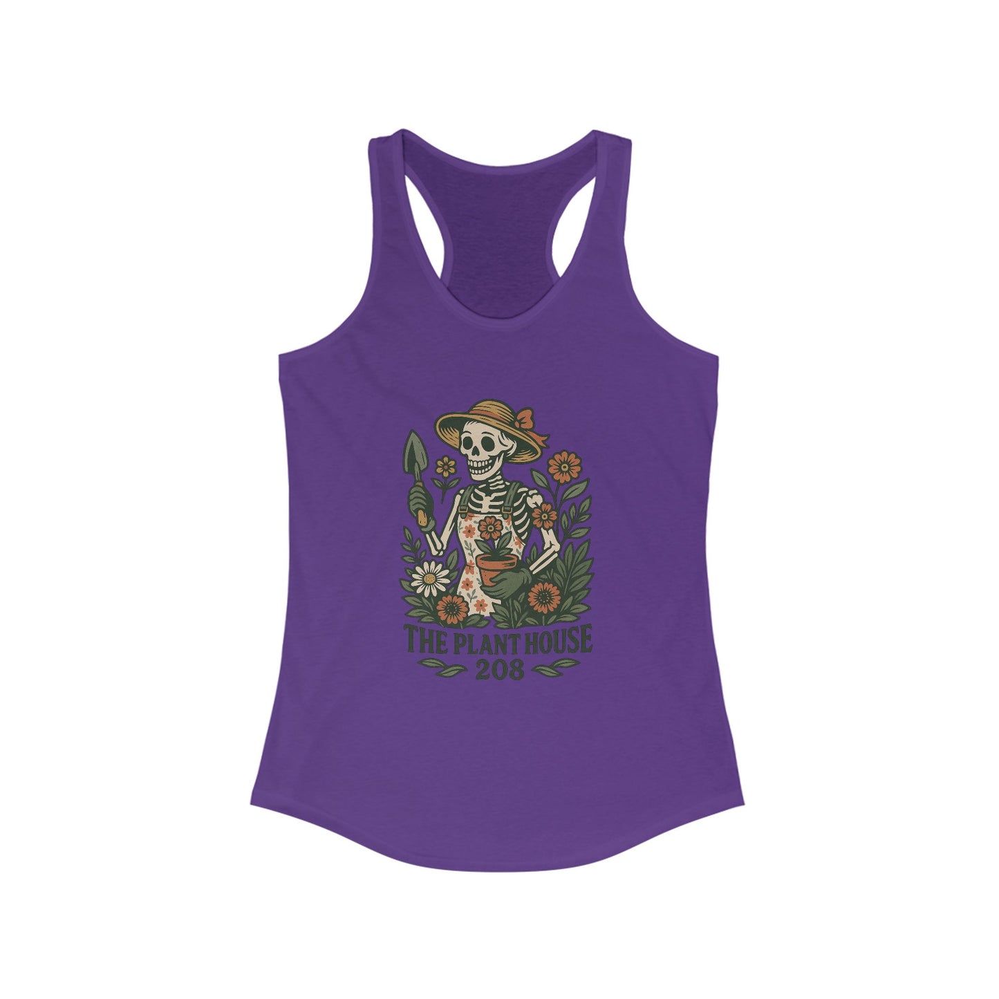 Gardener #2 Racerback Tank Top, Women's Fitness Top, Wellness Apparel, Motivational Workout Tank, Recovery Awareness Clothing