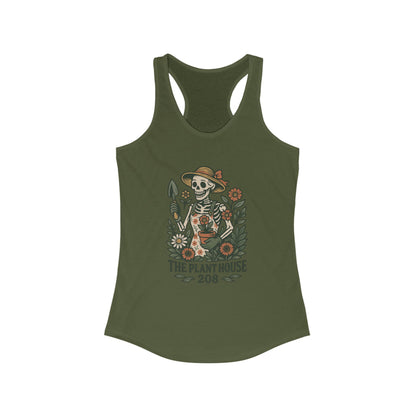 Gardener #2 Racerback Tank Top, Women's Fitness Top, Wellness Apparel, Motivational Workout Tank, Recovery Awareness Clothing