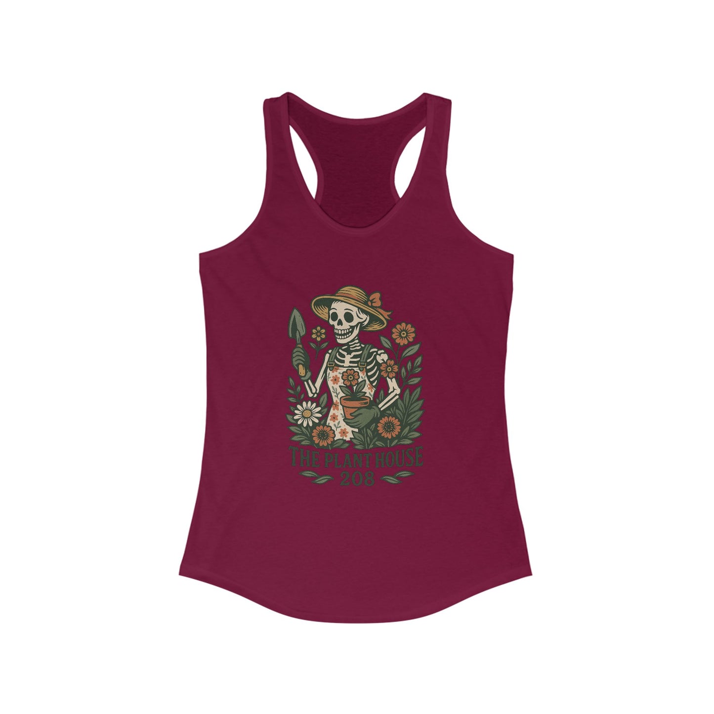 Gardener #2 Racerback Tank Top, Women's Fitness Top, Wellness Apparel, Motivational Workout Tank, Recovery Awareness Clothing