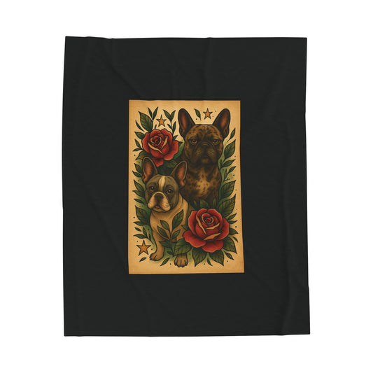 Mac & Mia Velveteen Plush Blanket, Cozy Throw for Mindfulness, Self-Care Gift, Recovery Decor, Home Comfort