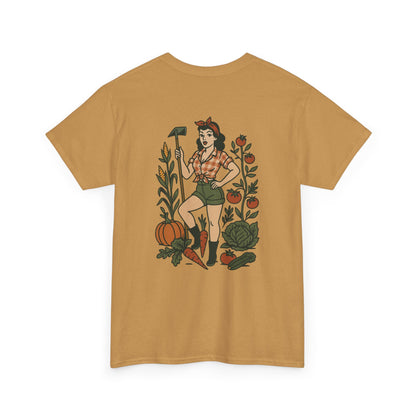 The Plant House 208 Pinup 2 Gardener Unisex Heavy Cotton Tee