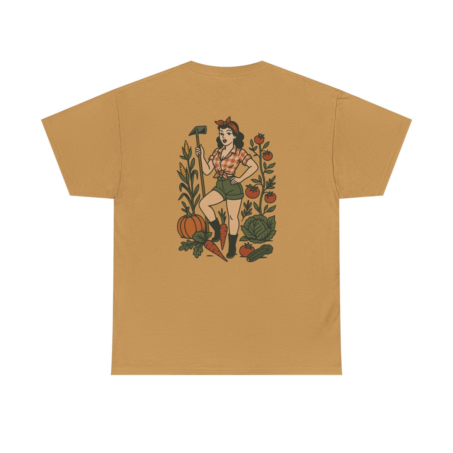 The Plant House 208 Pinup 2 Gardener Unisex Heavy Cotton Tee