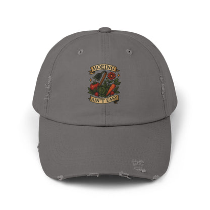 The Plant House 208   Hoeing Ain't Easy Distressed Cap