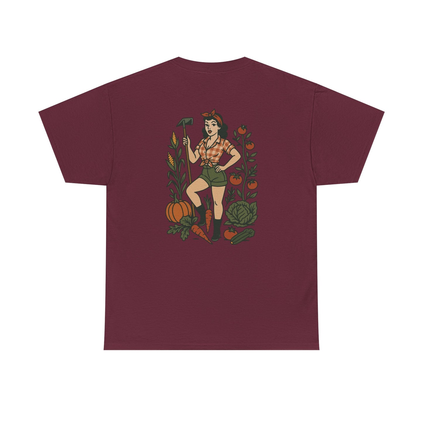 The Plant House 208 Pinup 2 Gardener Unisex Heavy Cotton Tee