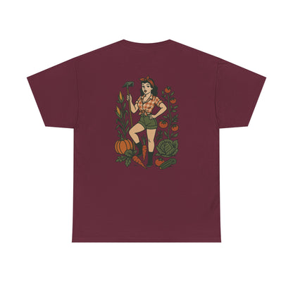 The Plant House 208 Pinup 2 Gardener Unisex Heavy Cotton Tee