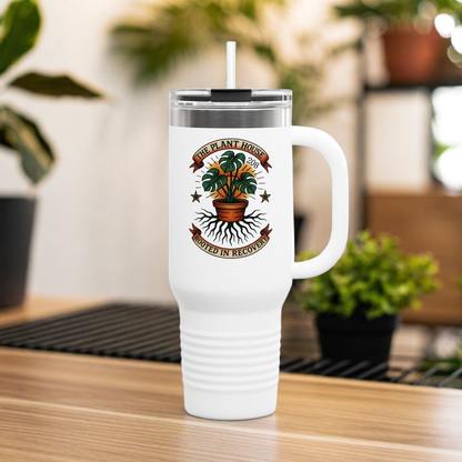 The Plant House 208 “Rooted in Recovery” Insulated Travel Mug