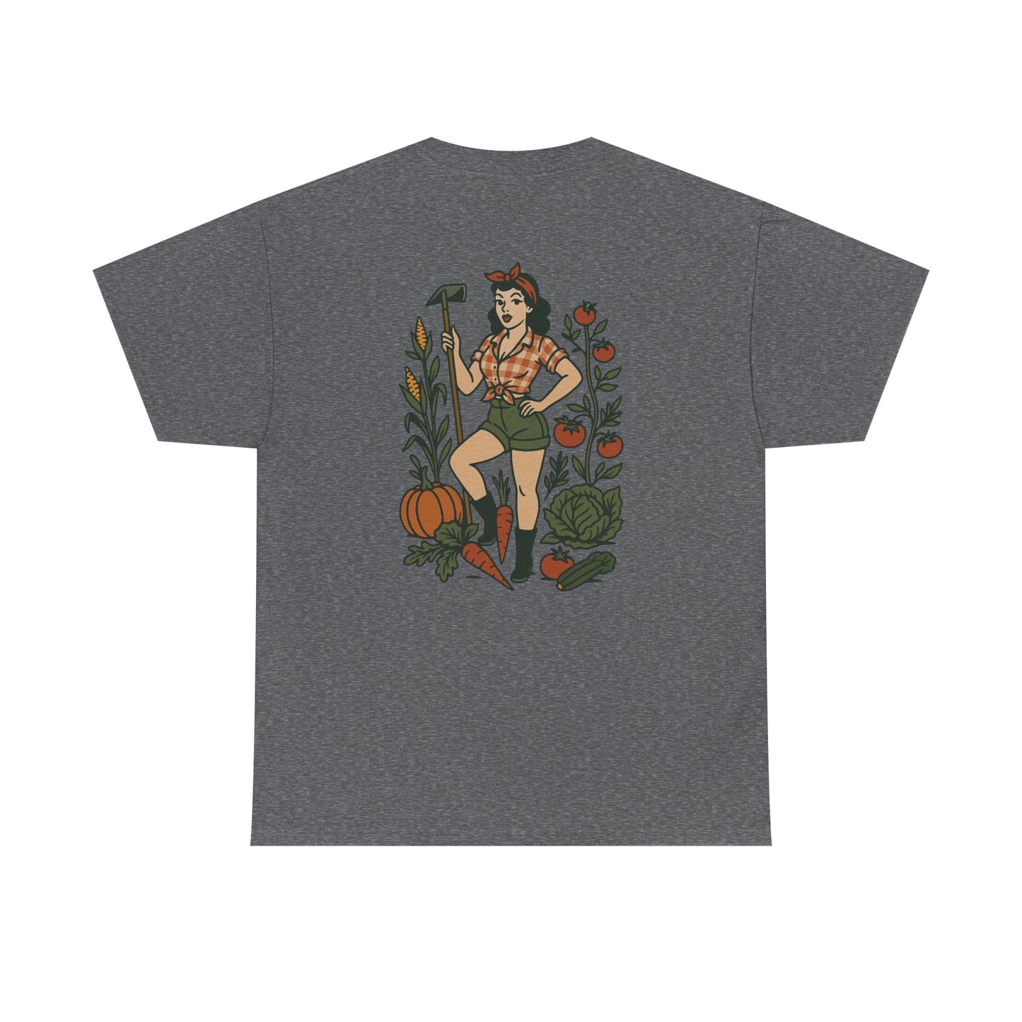 The Plant House 208 Pinup 2 Gardener Unisex Heavy Cotton Tee