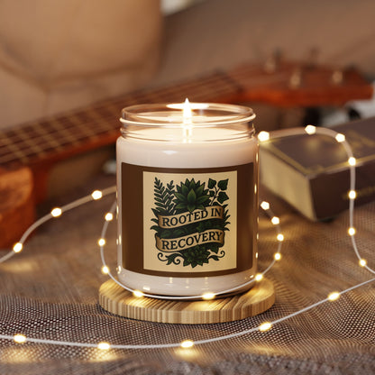 Rooted in Recovery Soy Candle | Aromatherapy, Home Decor, Mindfulness Gift, Self-Care, Wellness