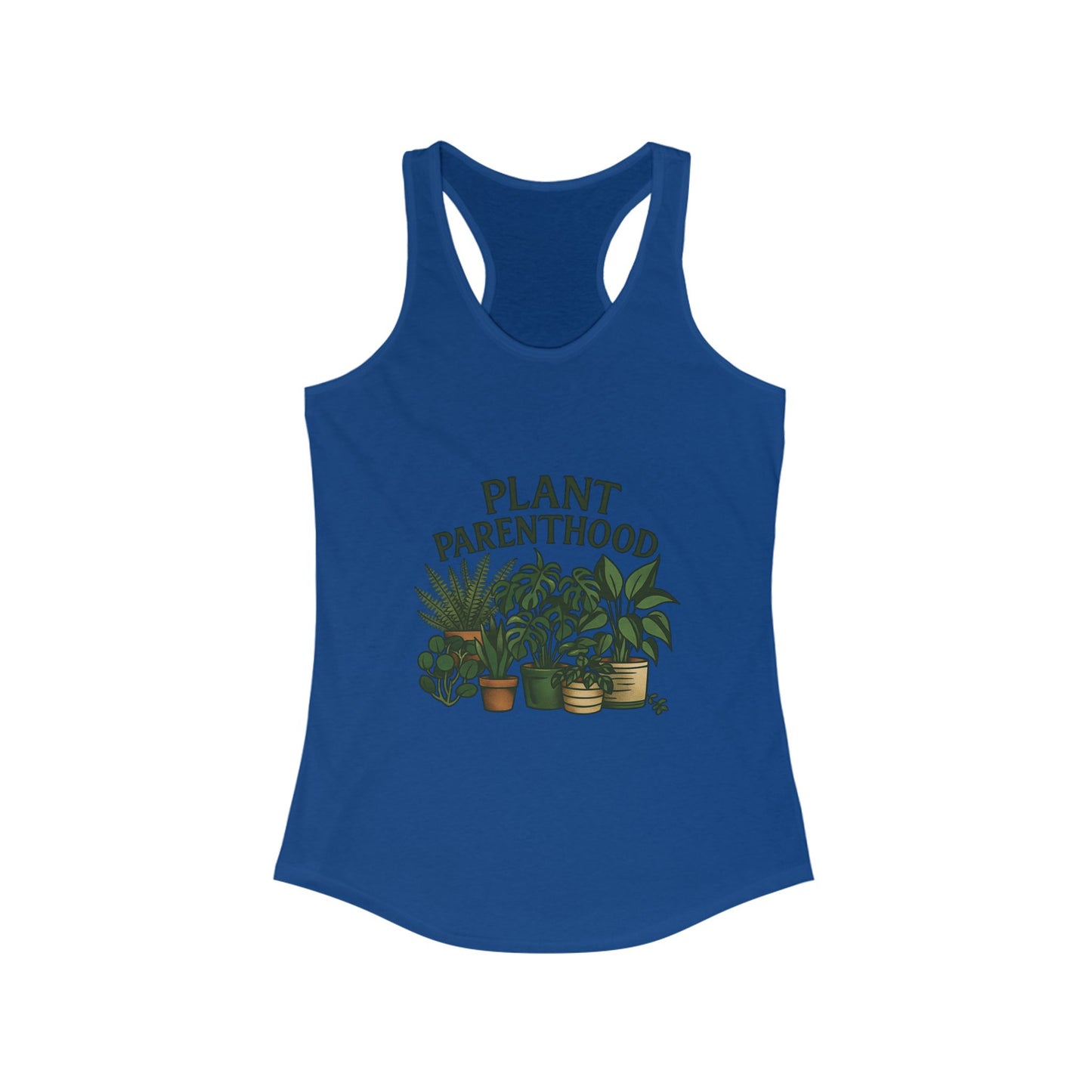 Plant Parenthood 2 Racerback Tank Top, Women's Fitness Top, Wellness Apparel, Motivational Workout Tank, Recovery Awareness Clothing