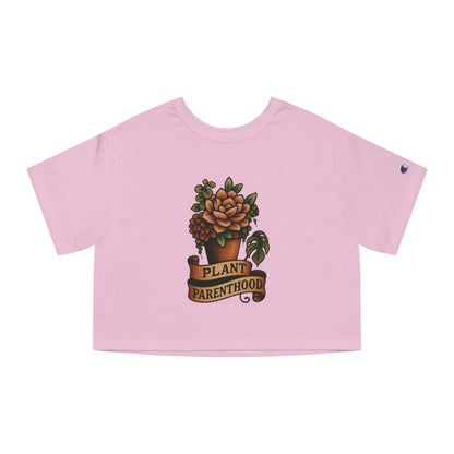 The Plant House 208 - Plant Parenthood Succ. Cropped T-Shirt