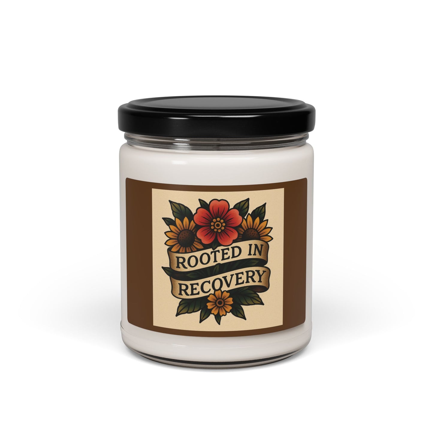 Rooted in Recovery Soy Candle | Aromatherapy, Home Decor, Mindfulness Gift, Self-Care, Wellness