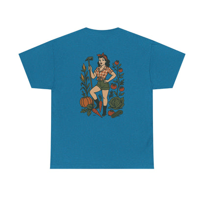 The Plant House 208 Pinup 2 Gardener Unisex Heavy Cotton Tee