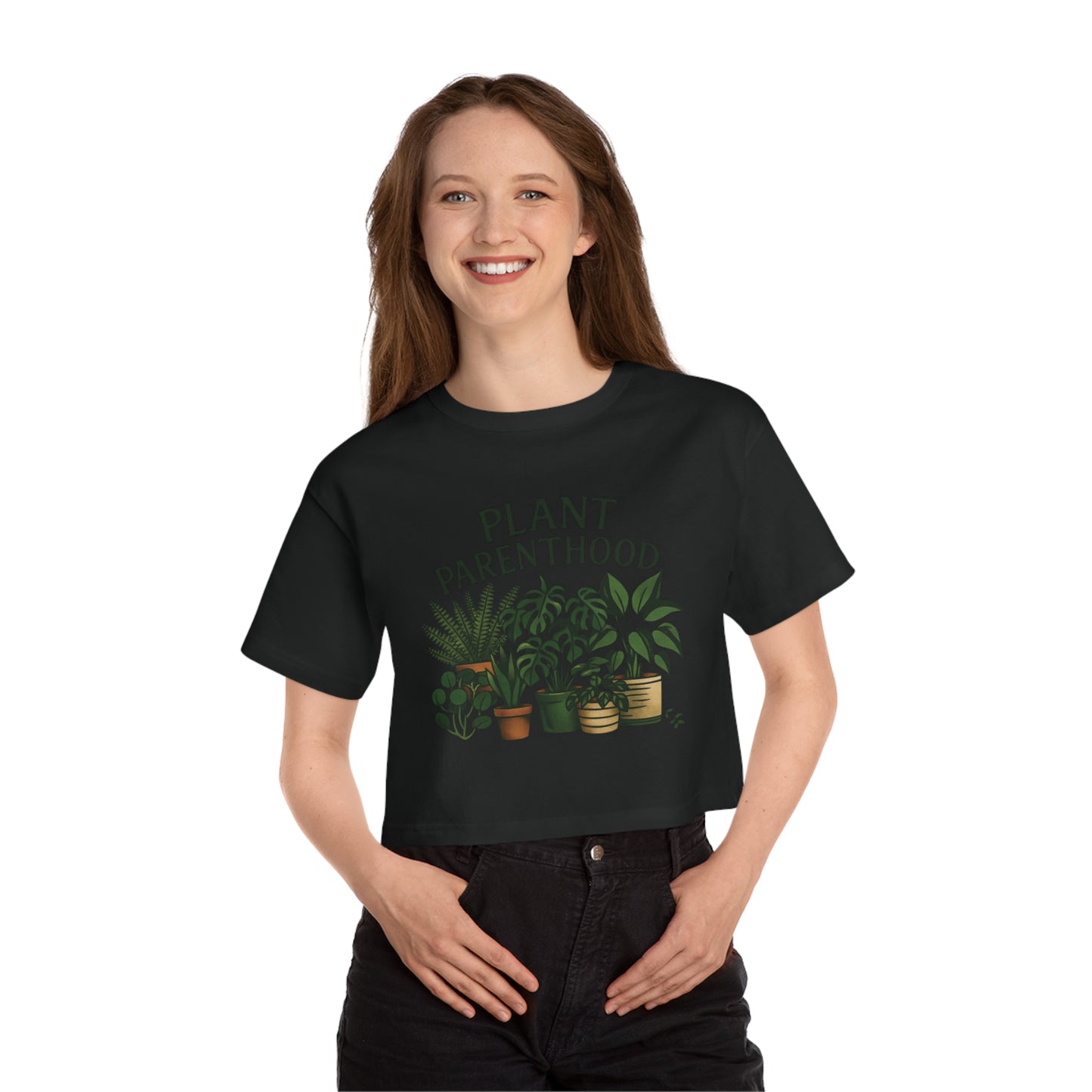 Olant Parenthood 2 The Plant House 208 Cropped T-Shirt