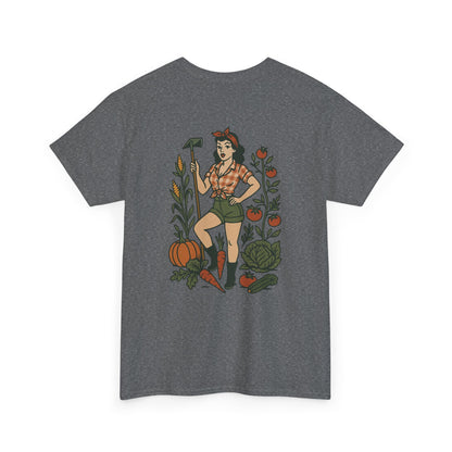 The Plant House 208 Pinup 2 Gardener Unisex Heavy Cotton Tee