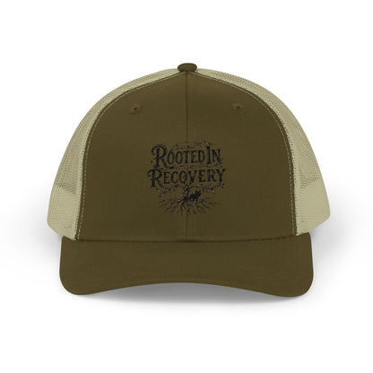 Rooted In Recovery Snapback Trucker Cap