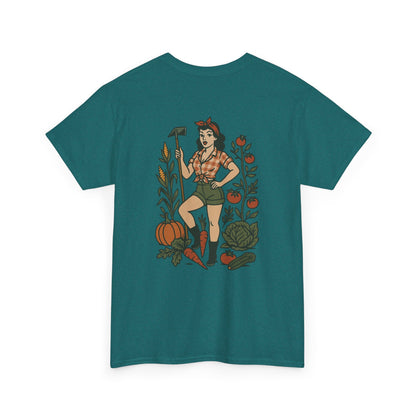 The Plant House 208 Pinup 2 Gardener Unisex Heavy Cotton Tee