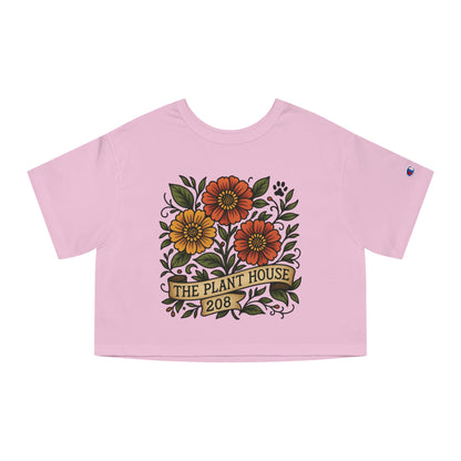 The Plant House 208 Floral Cropped T-Shirt