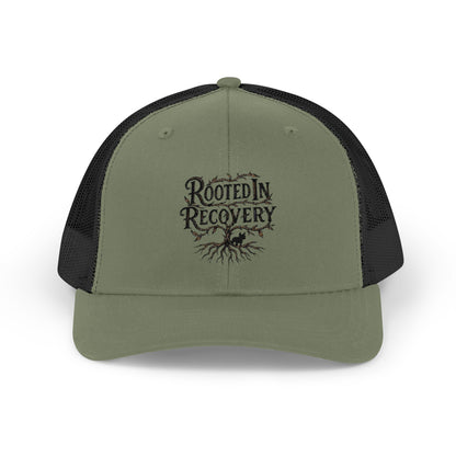 Rooted In Recovery Snapback Trucker Cap