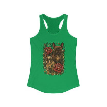 Mac & Mia Racerback Tank Top, Women's Fitness Top, Wellness Apparel, Motivational Workout Tank, Recovery Awareness Clothing
