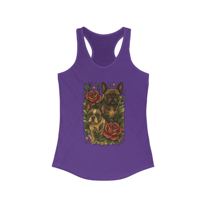 Mac & Mia Racerback Tank Top, Women's Fitness Top, Wellness Apparel, Motivational Workout Tank, Recovery Awareness Clothing