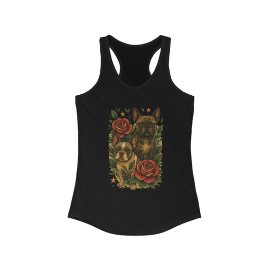 Mac & Mia Racerback Tank Top, Women's Fitness Top, Wellness Apparel, Motivational Workout Tank, Recovery Awareness Clothing