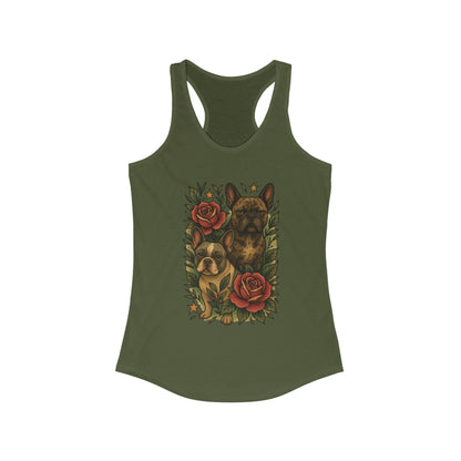 Mac & Mia Racerback Tank Top, Women's Fitness Top, Wellness Apparel, Motivational Workout Tank, Recovery Awareness Clothing