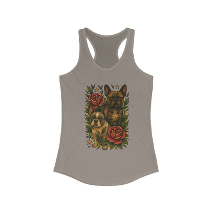 Mac & Mia Racerback Tank Top, Women's Fitness Top, Wellness Apparel, Motivational Workout Tank, Recovery Awareness Clothing