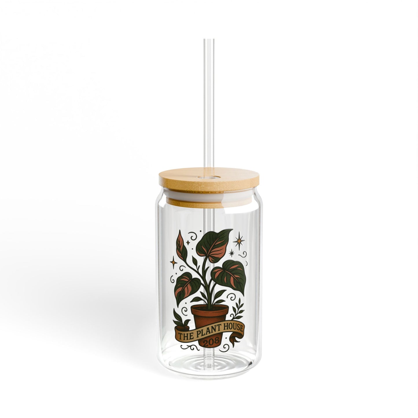 The Plant House 208 Pink Princess Sipper Glass