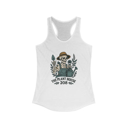Gardener Racerback Tank Top, Women's Fitness Top, Wellness Apparel, Motivational Workout Tank, Recovery Awareness Clothing