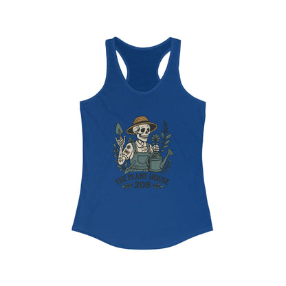Gardener Racerback Tank Top, Women's Fitness Top, Wellness Apparel, Motivational Workout Tank, Recovery Awareness Clothing
