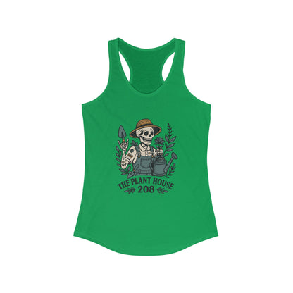 Gardener Racerback Tank Top, Women's Fitness Top, Wellness Apparel, Motivational Workout Tank, Recovery Awareness Clothing