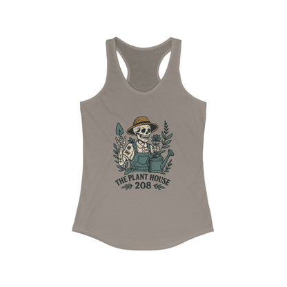 Gardener Racerback Tank Top, Women's Fitness Top, Wellness Apparel, Motivational Workout Tank, Recovery Awareness Clothing