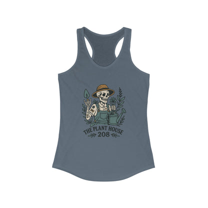 Gardener Racerback Tank Top, Women's Fitness Top, Wellness Apparel, Motivational Workout Tank, Recovery Awareness Clothing