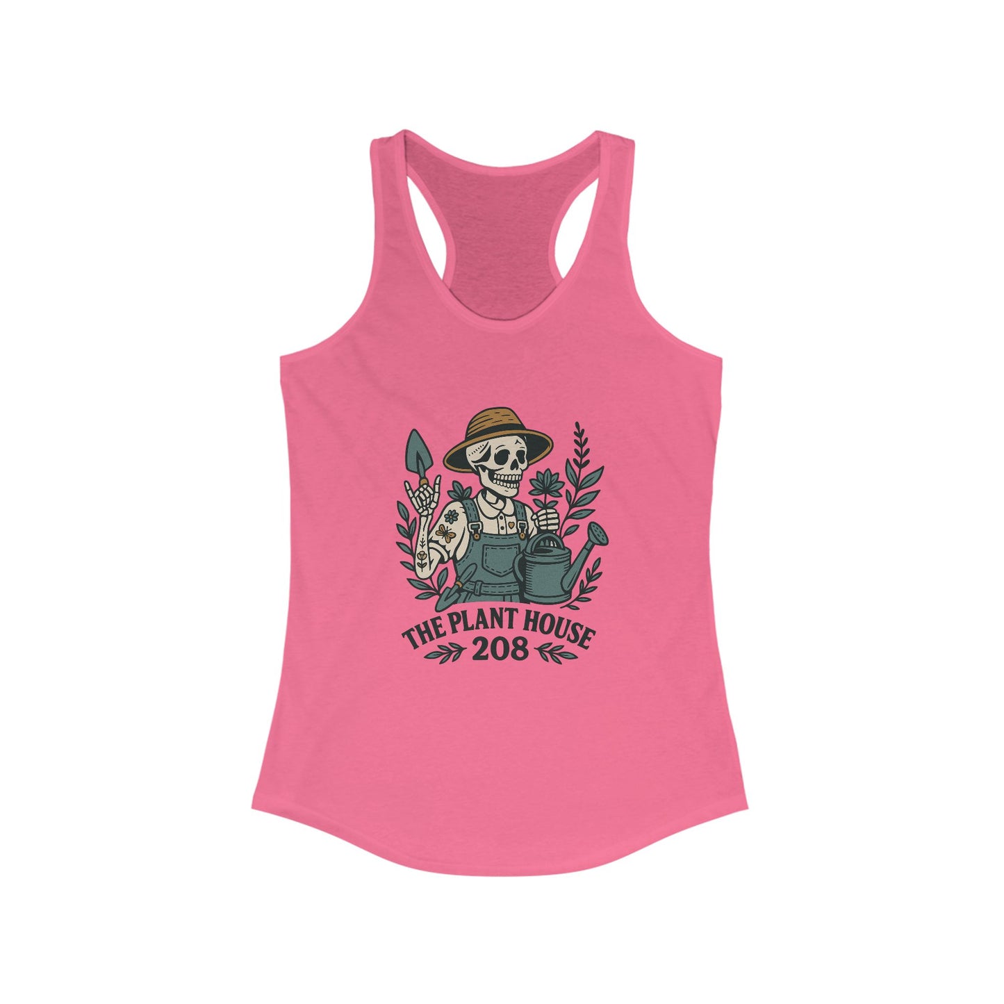 Gardener Racerback Tank Top, Women's Fitness Top, Wellness Apparel, Motivational Workout Tank, Recovery Awareness Clothing