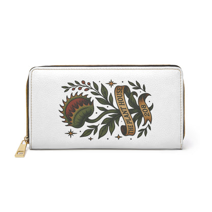 The Plant House 208 Floral Zipper Wallet