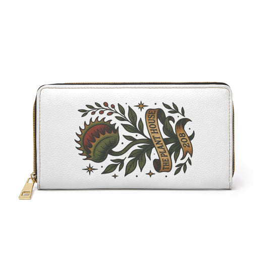 The Plant House 208 Floral Zipper Wallet