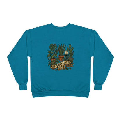 Plant House Crewneck Sweatshirt - Eco-Friendly Unisex Apparel