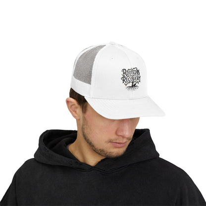 Rooted In Recovery Snapback Trucker Cap
