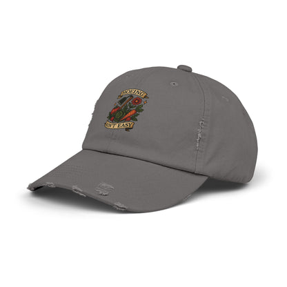 The Plant House 208   Hoeing Ain't Easy Distressed Cap