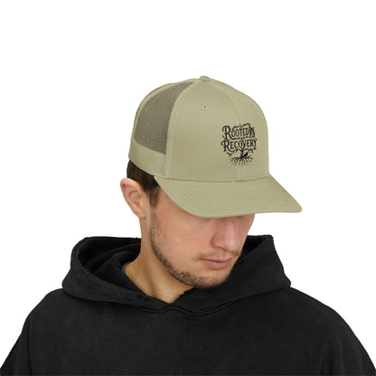 Rooted In Recovery Snapback Trucker Cap