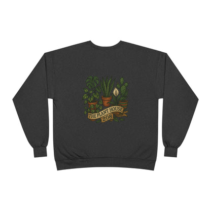 Plant House Crewneck Sweatshirt - Eco-Friendly Unisex Apparel