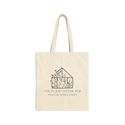 The Plant House 208 Logo Tote Bag, Eco-Friendly Cotton Bag